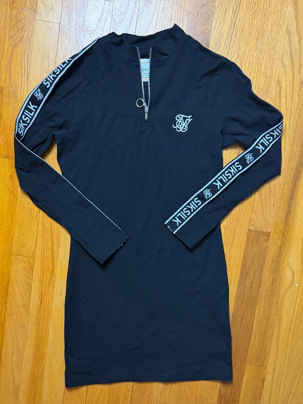 SikSilk Black Long Sleeve Dress Size 10